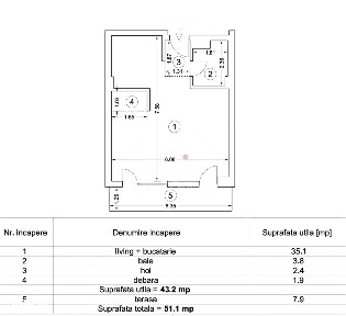 Apartament Tip Studio Finisaje Superioare I Central