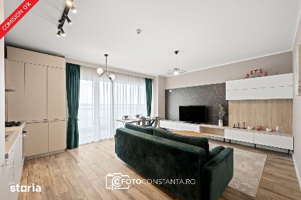 #Vedere lac : apartament mobilat cu 3 camere și 2 băi | Butoaie Mamaia