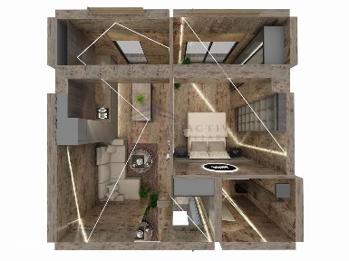 Apartament 2 camere | Lux | 45 mp | i2c-1866