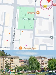 Garsoniera Comănești central, parter
