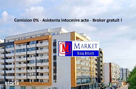 Ap. 2 camere (tip studio) - 41,6m2 + 16,5m2 curte - Metrou Berceni