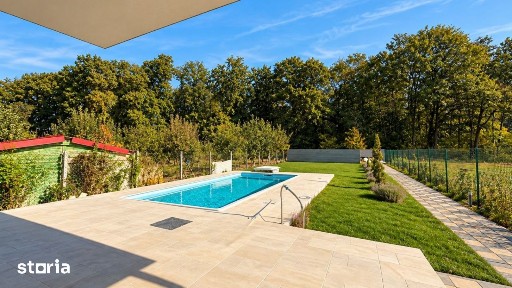 Casă nouă lângă Pădurea Snagov l teren 875 mp l Piscina