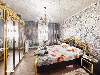 Apartament renovat complet, 2 camere decomandat, etaj 4, bloc cu acop