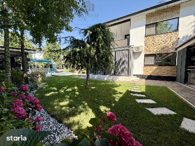 Vilă de lux P+1+M | Piscină încălzită, jacuzzi | Teren 648 mp