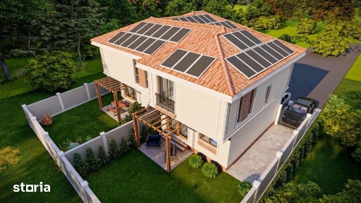 Proiect modern in stil mediteranean cu 4 camere - Giroc